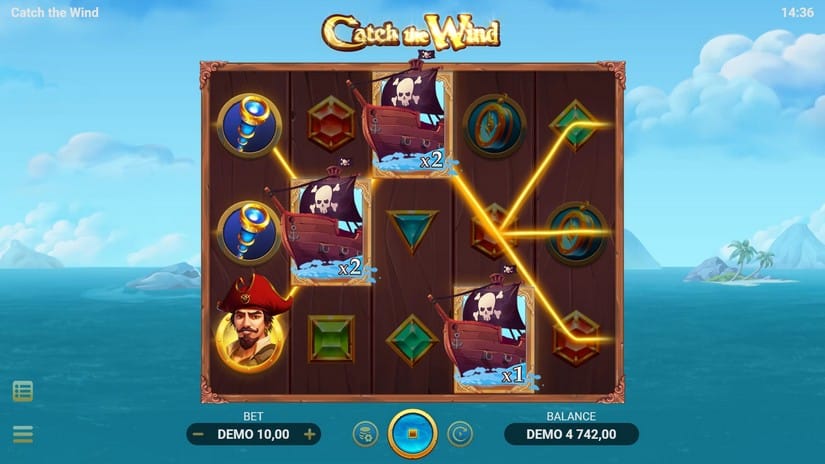 Catch the Wind slot screen 3