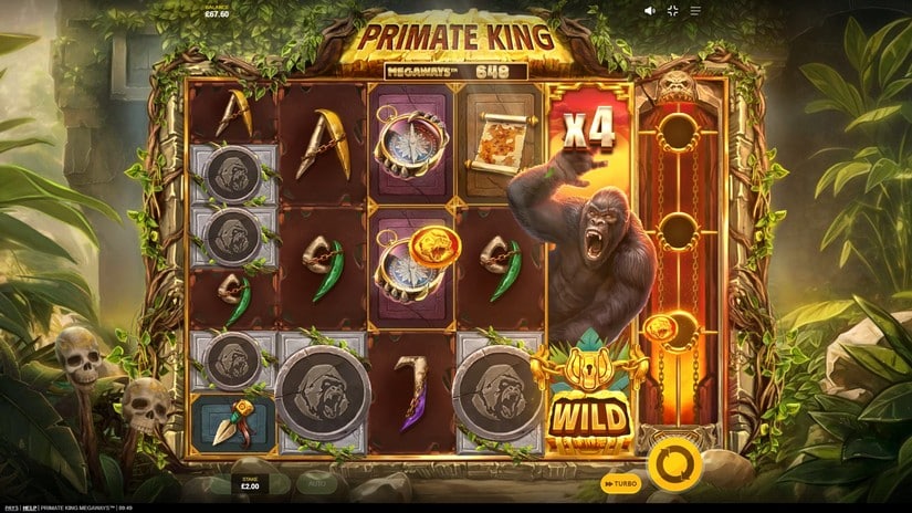Primate King Megaways slot screen 3