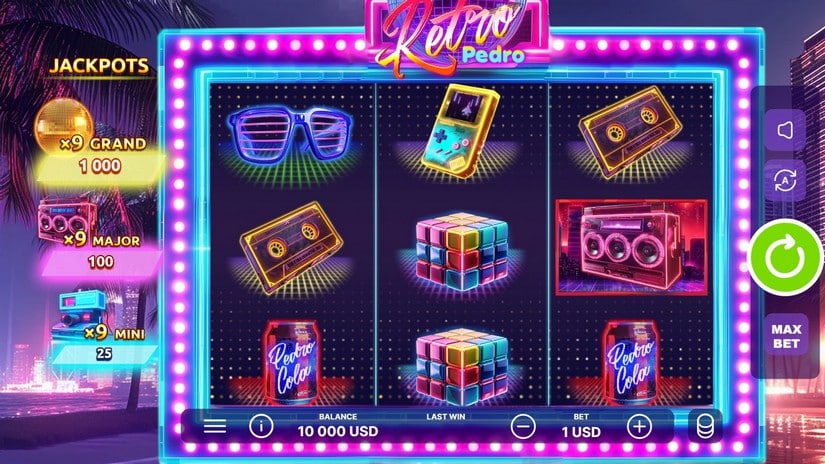 Retro Pedro slot screen 1