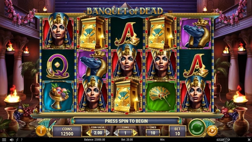 Banquet of Dead slot screen 1