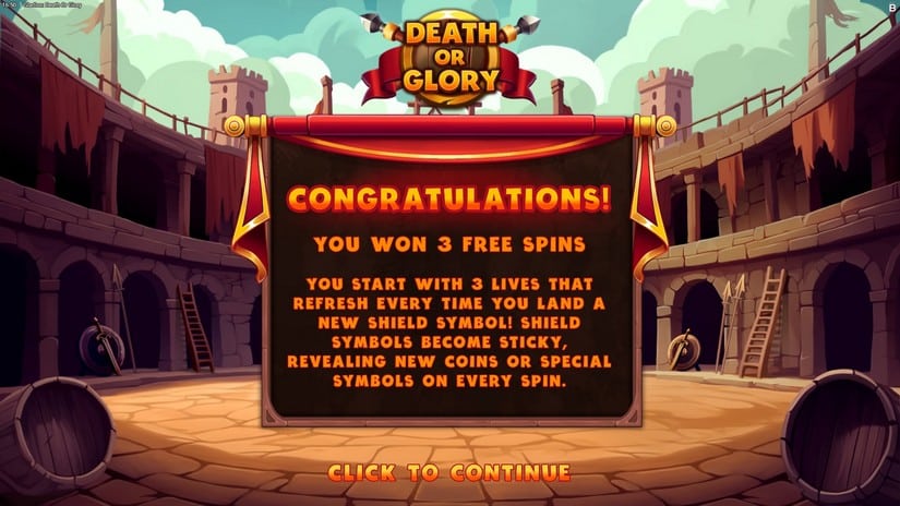 Gladius Death or Glory slot screen 4