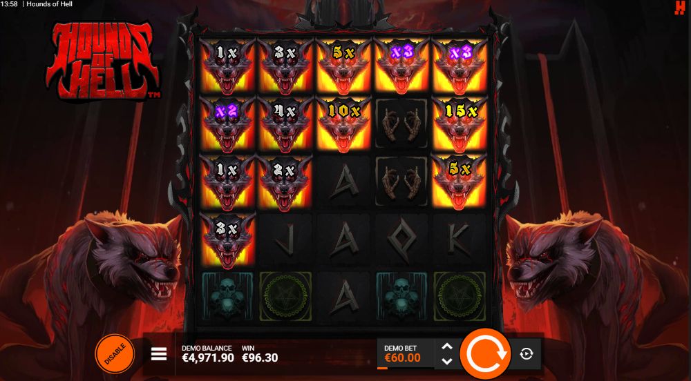 Hounds of Hell slot demo