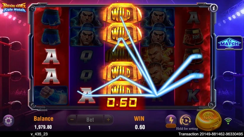 Boxing King Title Match slot screen 3