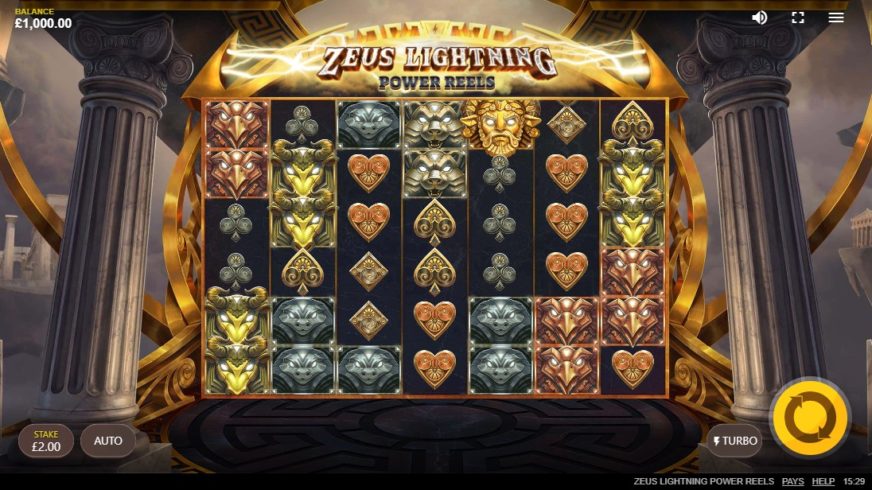 Zeus Lightning Power Reels slot screen 1