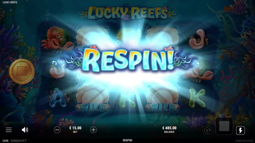 Lucky Reefs slot screen 2