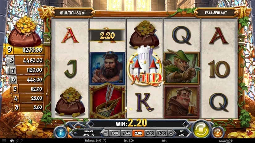 Sherwood Gold slot screen 7