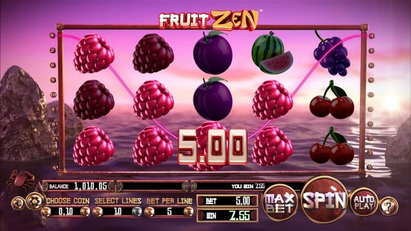 Fruit Zen slot screen 3