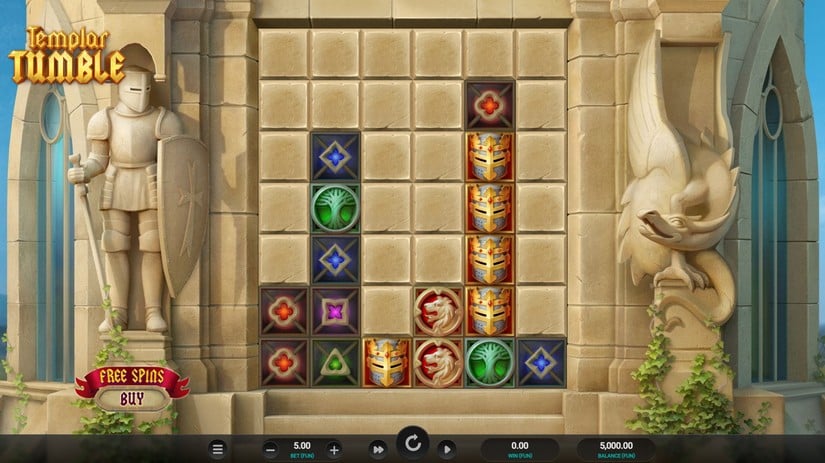 Templar Tumble slot screen 1