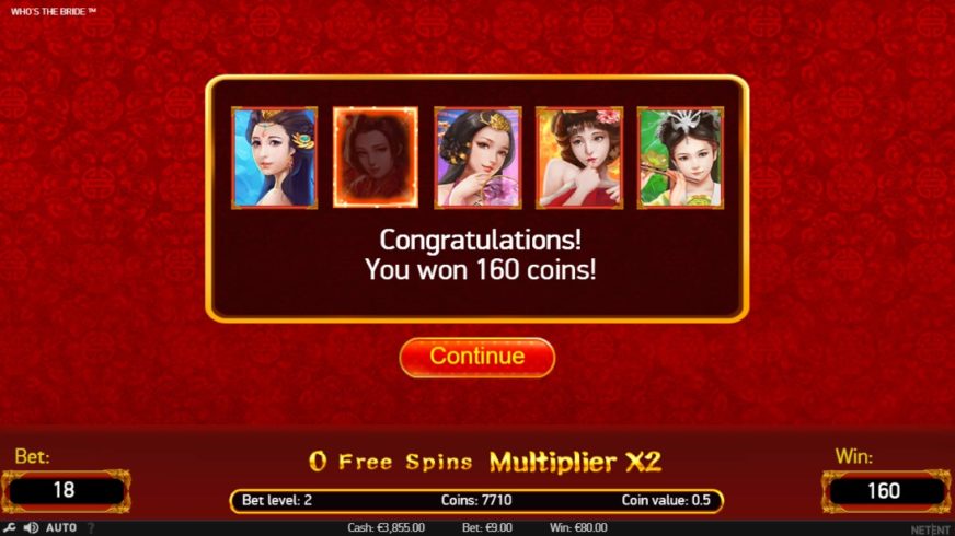 Who’s The Bride slot screen 5