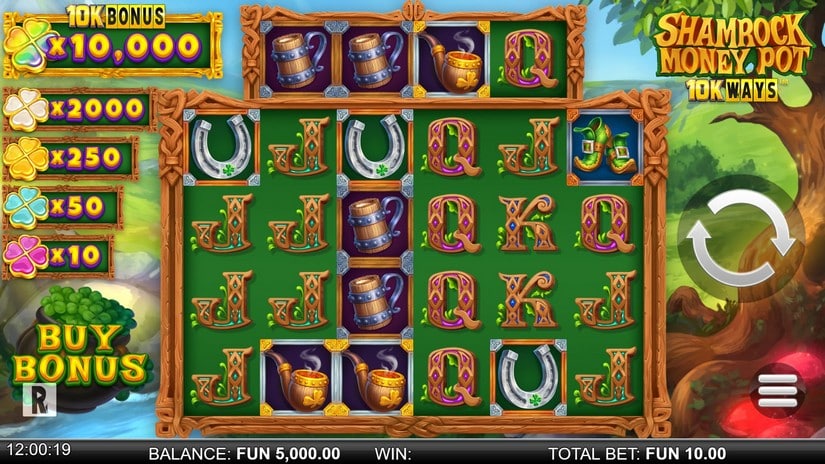 Shamrock Money Pot 10K ways slot screen 1