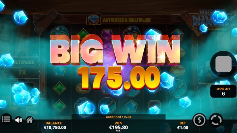 Diggin’ For Diamonds slot screen 6