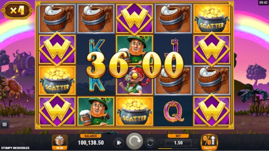 Stumpy McDoodles slot screen 2