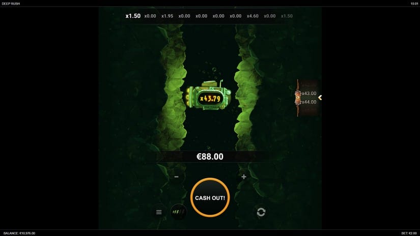 Deep Rush slot screen 6