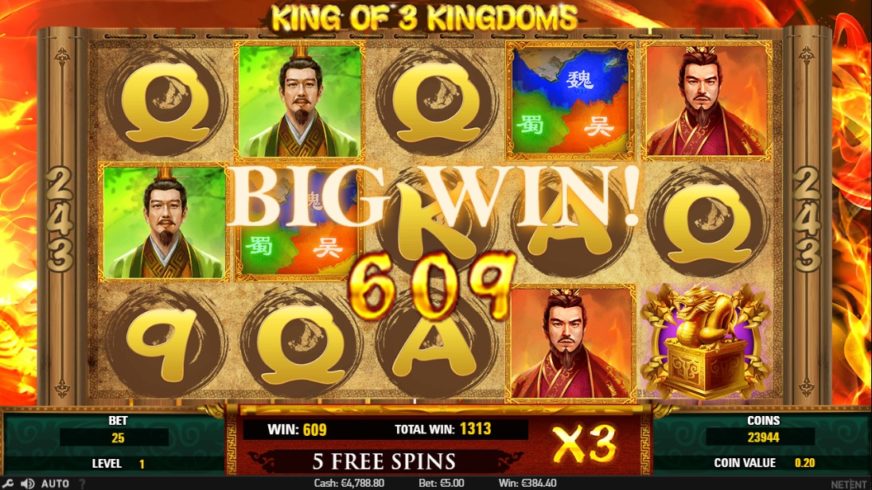 King of 3 Kingdoms slot screen 4
