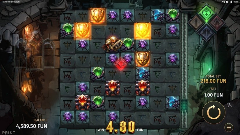 Eldritch Dungeon slot screen 3