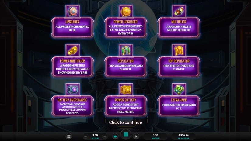 Cyber Vault slot screen 5
