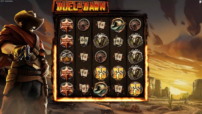 Duel At Dawn slot screen 1