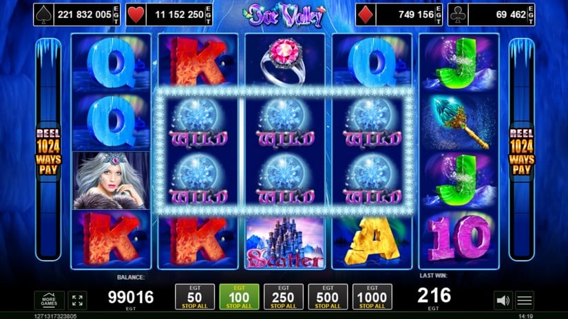 Ice Valley slot screen 3
