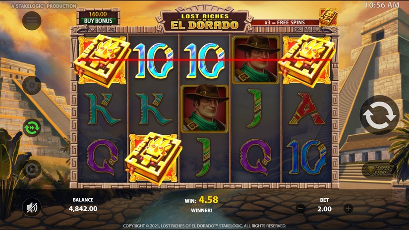 Lost Riches of El Dorado slot screen 4