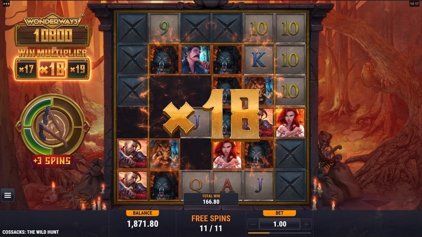 Cossacks the Wild Hunt slot screen 6