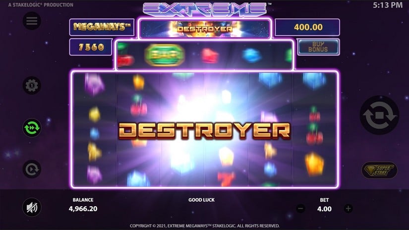 Extreme Megaways slot screen 5