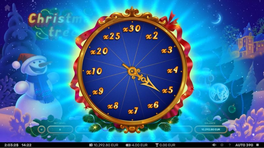 Christmas Tree slot screen 3