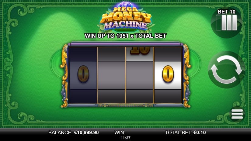 Mega Money Machine slot screen 1