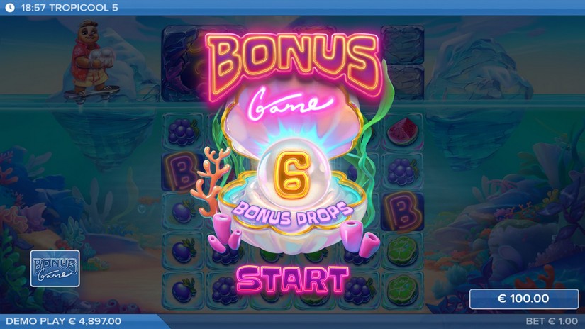 Tropicool 5 slot screen 3