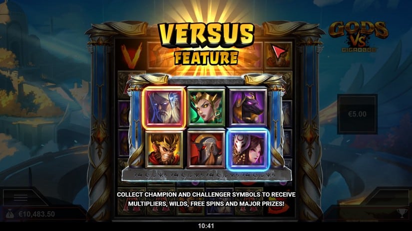 Gods vs Gigablox slot screen 5