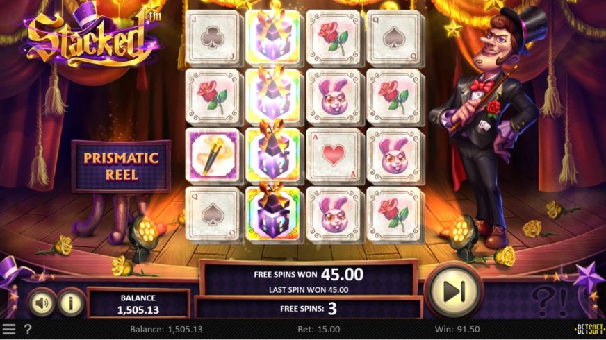 Stacked slot screen 2