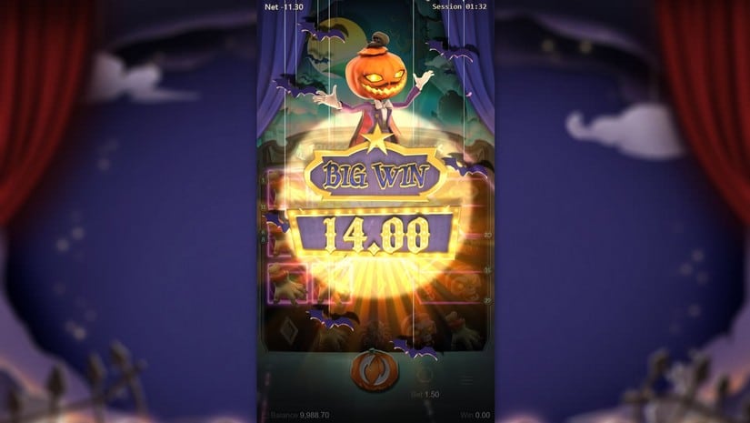 Mr. Hallow-Win slot screen 6
