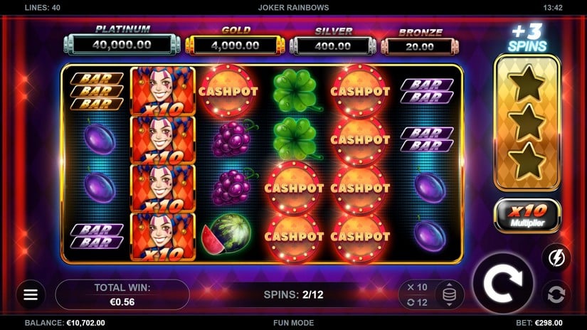 Joker Rainbows slot screen 3