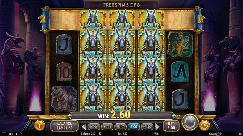 Scroll of Seth slot screen 4