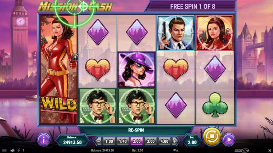 Mission Cash slot screen 5