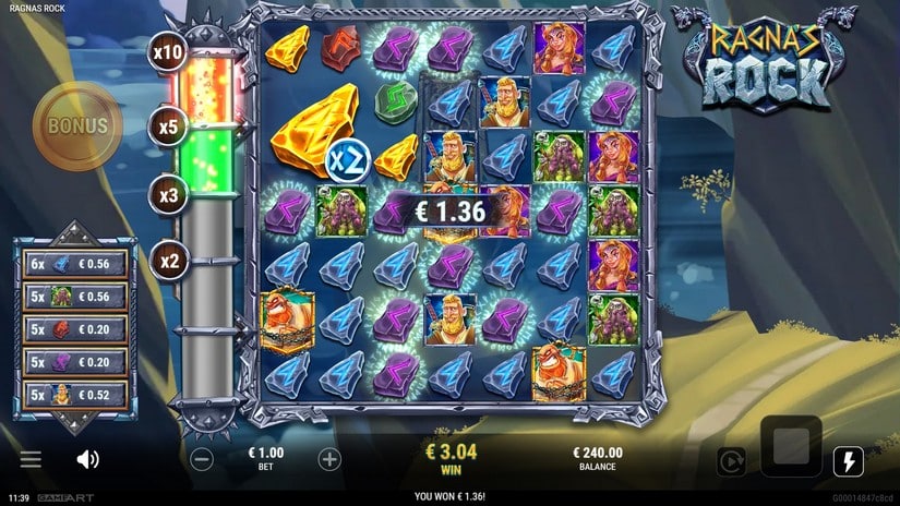 Ragna’s Rock slot screen 4