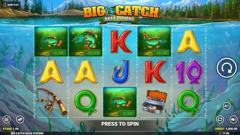 Big Catch Bass Fishing slot screen 1