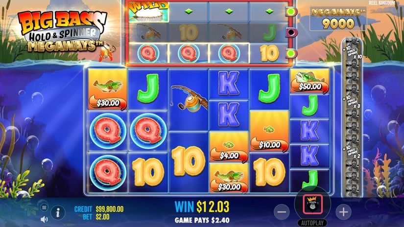 Big Bass Hold & Spin Megaways slot screen 4
