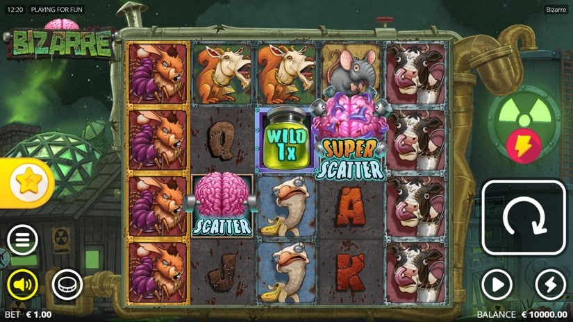 Bizarre slot screen 1