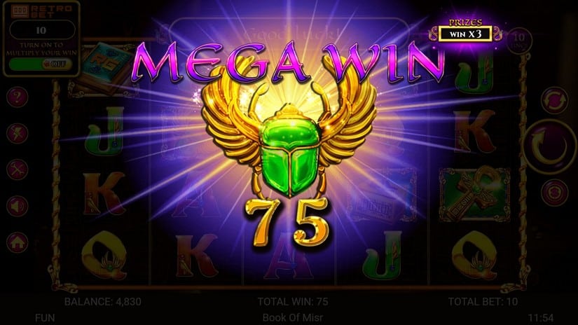 Book Of Misr slot screen 4