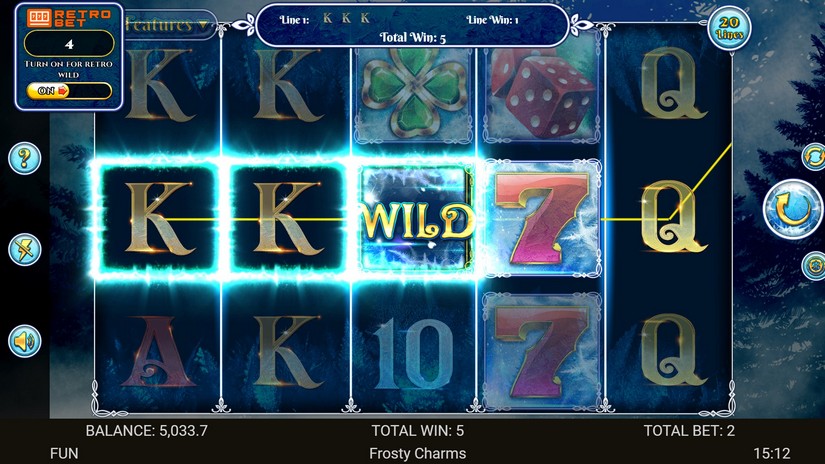 Frosty Charms slot screen 2