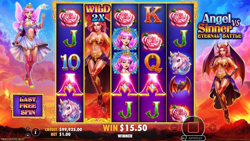 Angel Vs Sinner Eternal Battle slot screen 5