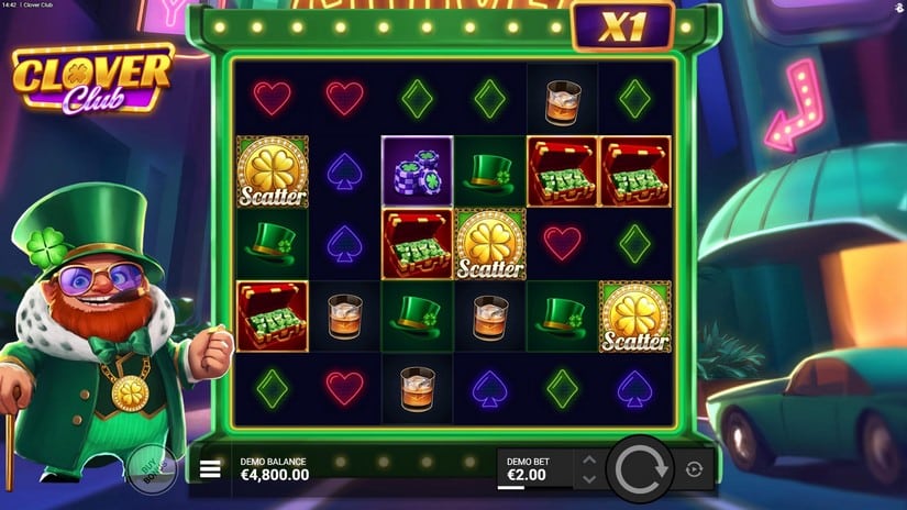Clover Club slot screen 3