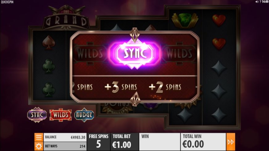 The Grand slot screen 5