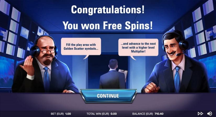 Super Striker slot screen 3