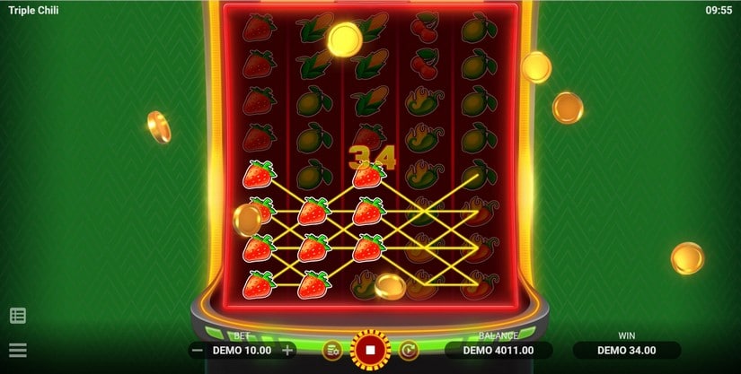 Triple Chili slot screen 4