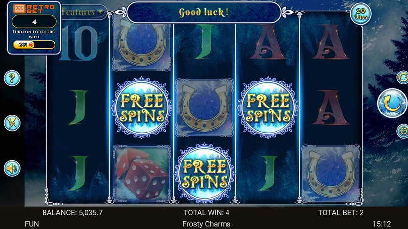 Frosty Charms slot screen 3
