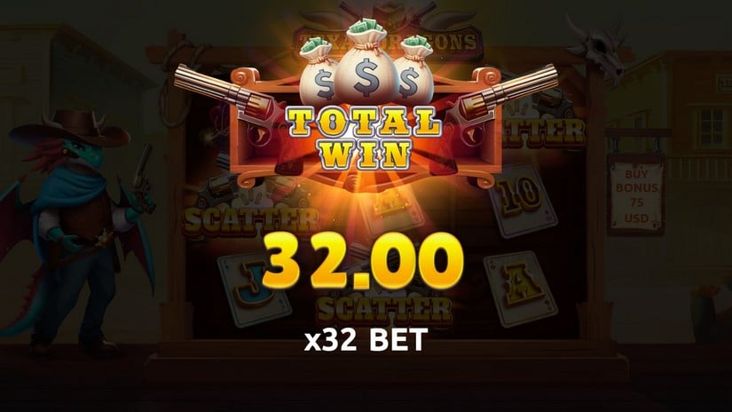 Texas Dragons slot screen 4