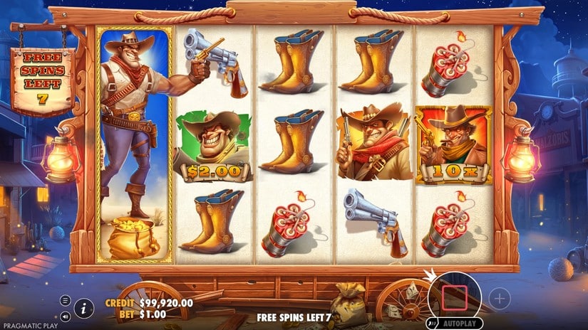 Bounty Hunter slot screen 4