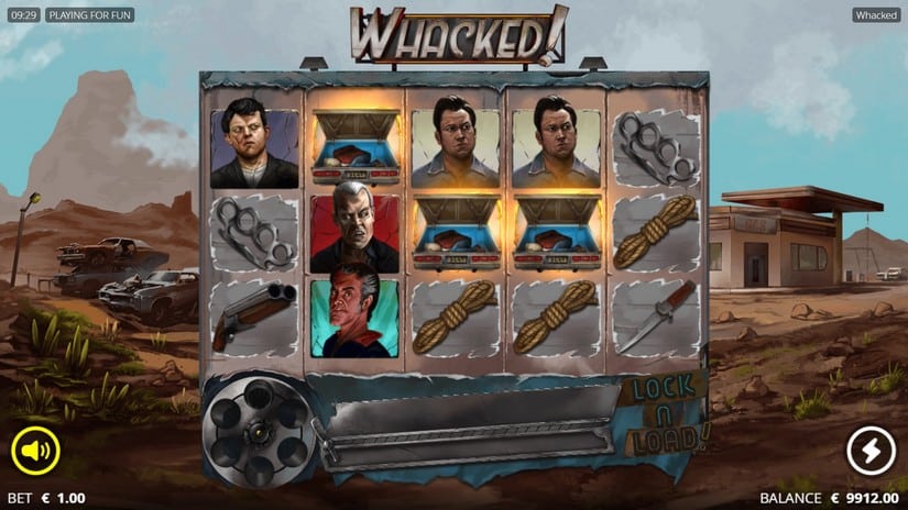 Whacked! slot screen 2