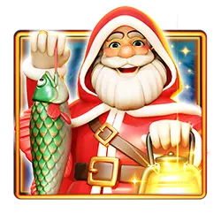 Wild Symbol of Big Bass Christmas Frozen Lake Slot